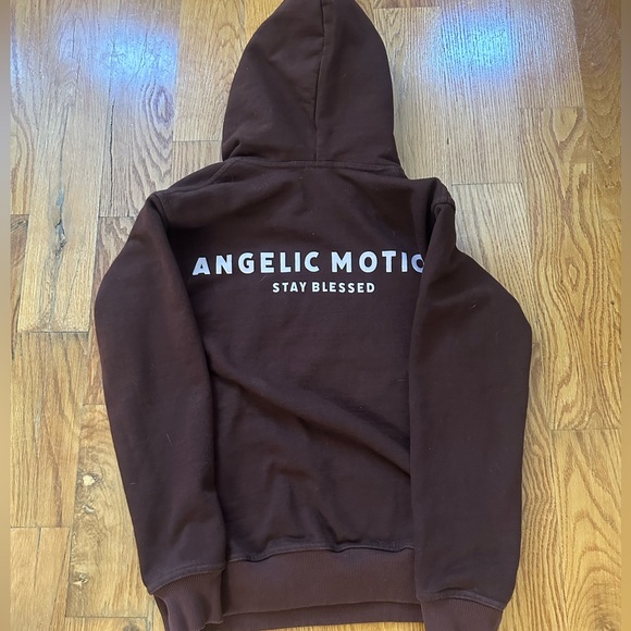 Angelic Motion Hoodie “Brown” - Picture 1 of 4